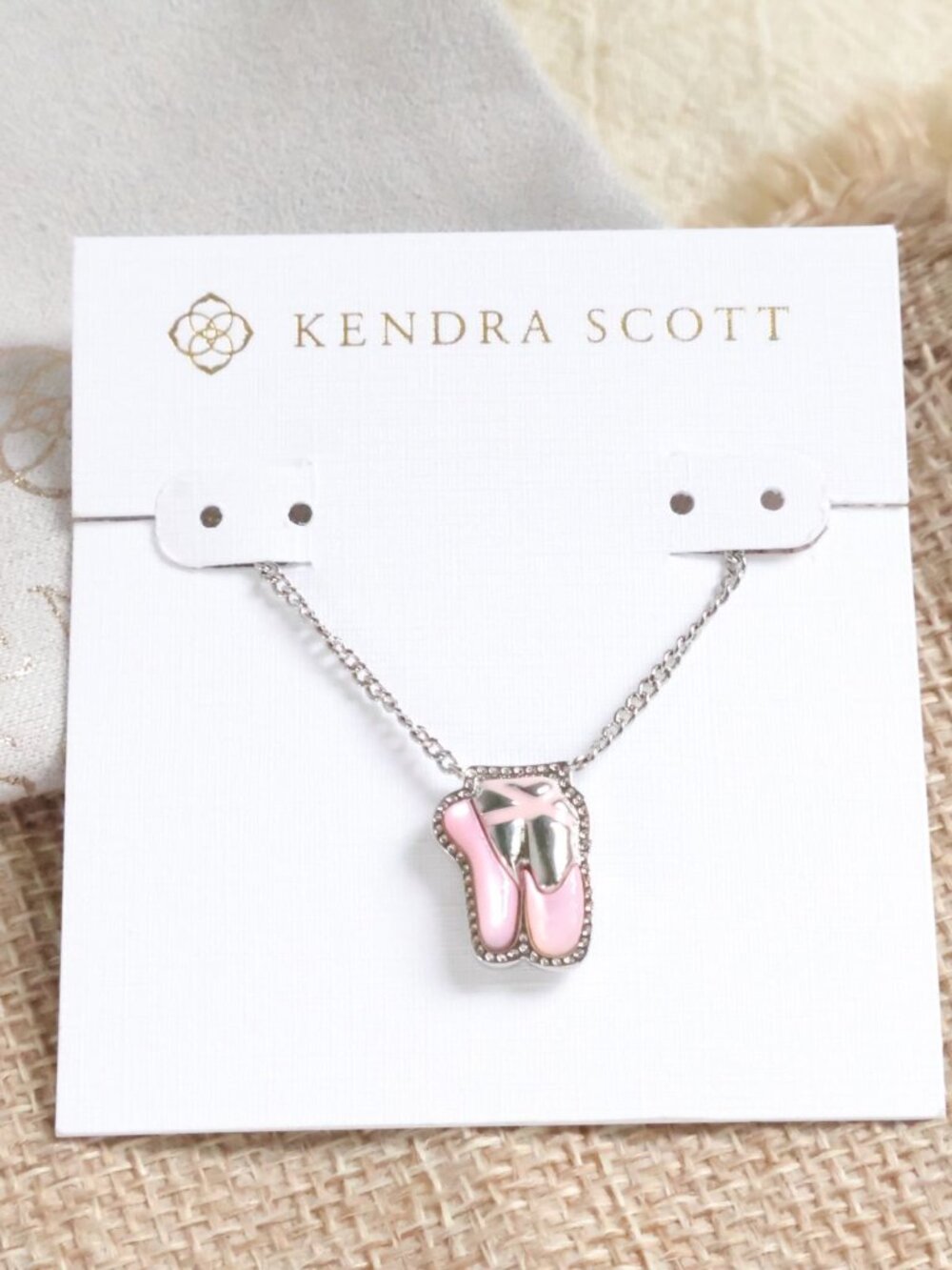 Kendra Scott • Ballet Silver Blush Mother-of-Pearl Necklace
